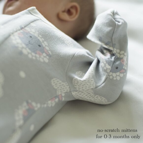 SmarToT Baby Footie pajama with Magnetic Easy Close | Infant Cotton Onesie Rompe - Picture 5 of 7